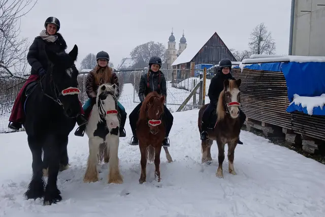 Nach langer Zeit wartete der Stefanitag wieder einmal mit Schnee auf | Foto: Astrid Fuchs