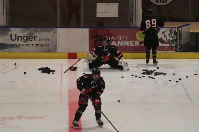 Die EC Bulls mussten in der Eishalle Weiz acht Treffer hinnehmen. | Foto: Josef Hofmüller