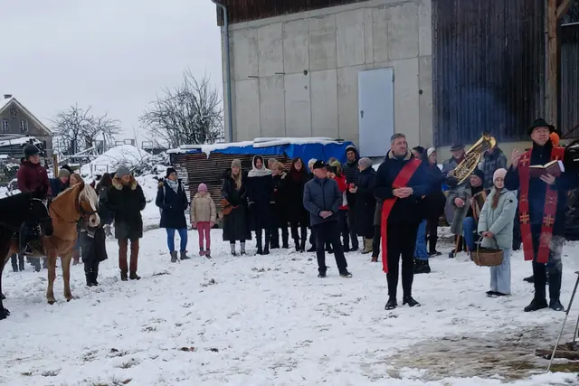 Die beiden Zelebranten bei der Segnung | Foto: Astrid Fuchs