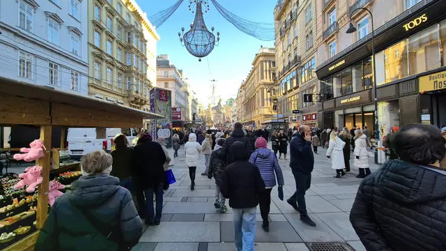 27.12.2025 m Graben sind doch ziemlich viele Besucher.