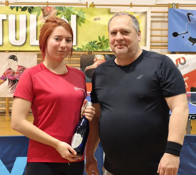 Victoria Edlinger mit Peter Lippl. | Foto: Christian Nowotny