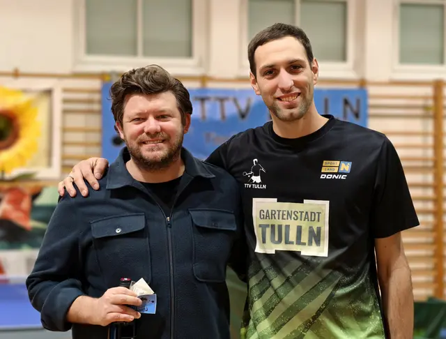 Mario Hochgerner mit Michael Schuster. | Foto: Christian Nowotny