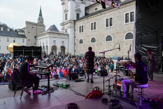Alle Konzerte sind gratis und lassen sich so lange anhören, wie man will. | Foto: christkindlmarkt.co.at/Neumayr