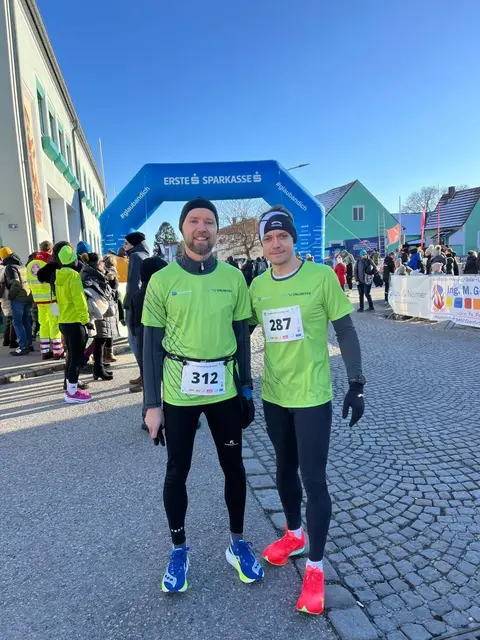 Thomas Feucht und Dominik Giefing beim 36. Zillingdorfer Silvesterlauf – LAC Unlimited erfolgreich im Hauptlauf über fünf Kilometer vertreten. | Foto: LAC UNLIMITED
