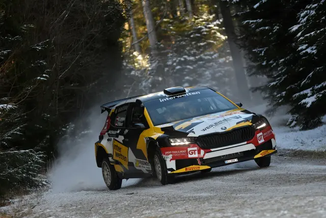 Michael Lengauer / Jürgen Rausch im Škoda Fabia RS Rally2. | Foto: Harald Illmer