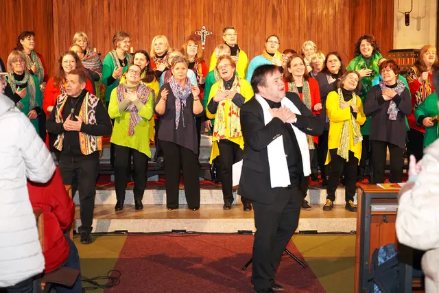 Tolle Darbietung des Peace &amp; Hope Gospelchors. | Foto: Graf