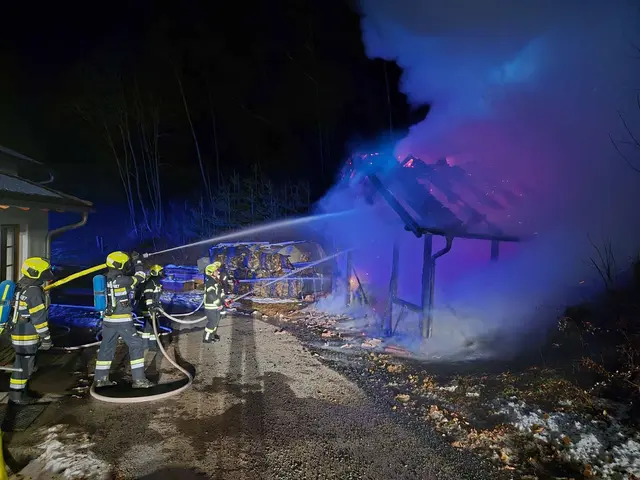 Fünf Feuerwehren wurden alarmiert. | Foto: www.einsatzdoku.at