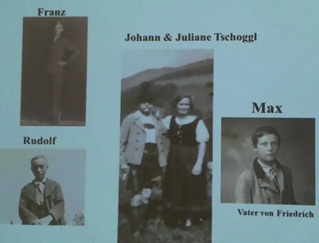 In der Fachschule Naas wurde die Geschichte der Familie Tschoggl erzählt. | Foto: Harald Schober