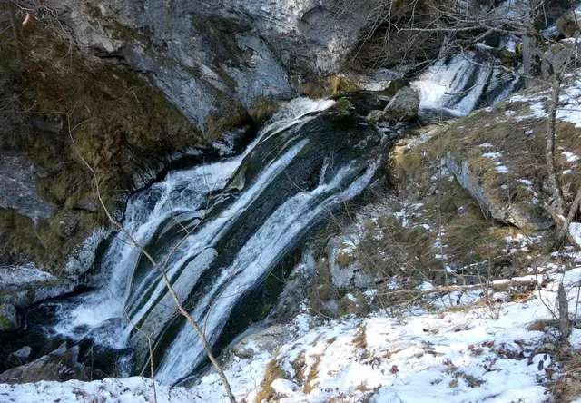 Eine "Wasserrutsche"