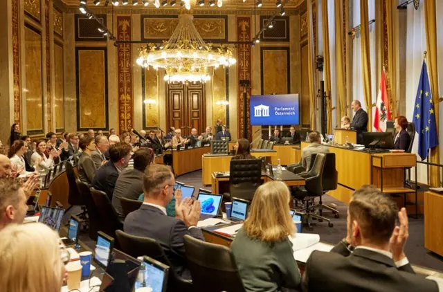 Bundesratssitzung, Tirol übernimmt am 1.1. den Vorsitz. | Foto: Parlamentsdirektion/Johannes Zinner