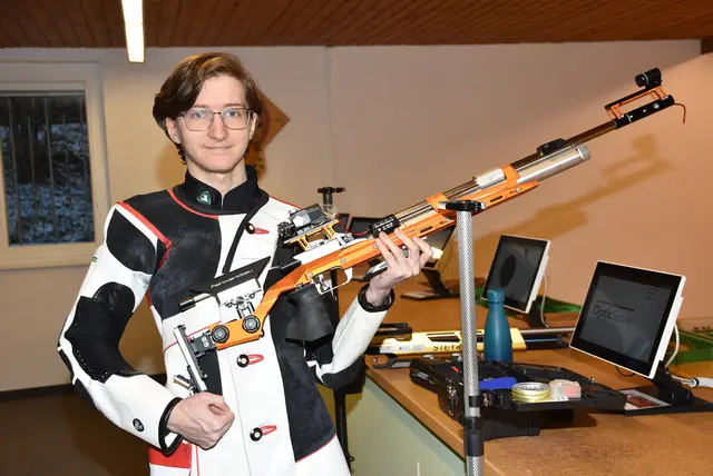 Julian Mayrhofer fährt 2026 zur Luftgewehr EM nach Bulgarien.  | Foto: Zinterhof