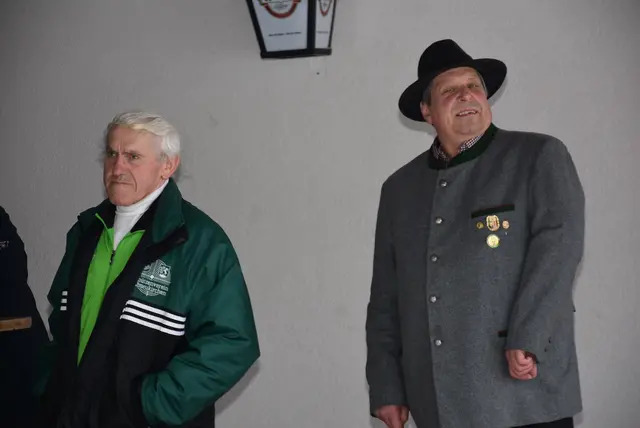 Schützenverein Pabneukirchen feierte zum Jahreswechsel mit Funktionären und Sponsoren Jubiläumsjahr &amp; Erfolge.  | Foto: Zinterhof