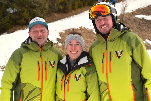 Sichtlich zufrieden: Obmann Hansjörg Brecher, Schriftführerin Simone Meil und Kassier Gerald Föger