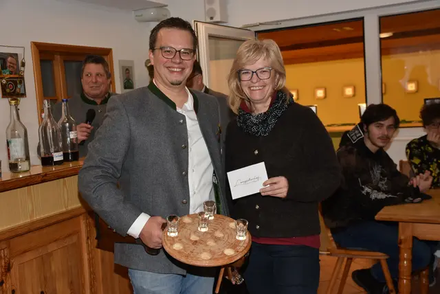 Schützenverein Pabneukirchen feierte zum Jahreswechsel mit Funktionären und Sponsoren Jubiläumsjahr &amp; Erfolge.  | Foto: Zinterhof