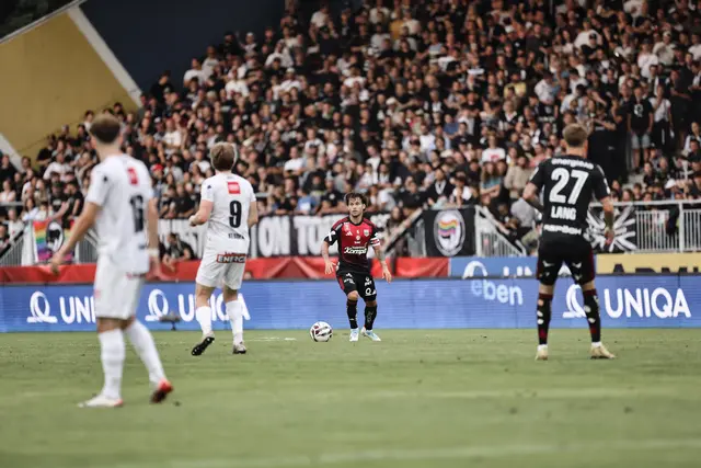 Sascha Horvath und der LASK feierten in der Auftaktrunde des ÖFB Cups einen Sieg auf dem geschichtsträchtigsten Fußballplatz des Landes – der Hohen Warte - einen Sieg über den Wiener Sport-Klub. | Foto: Reischl