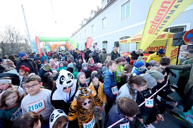 Beim Kids-Run ging die Post so richtig ab! | Foto: Hans Oberländer/GEPA Pictures