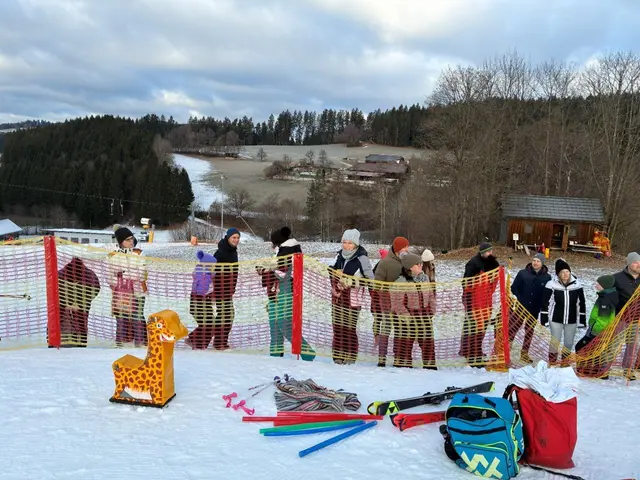 Schikurs der Union Dimbach-Pabneukirchen 2025 in St. Georgen am Walde. | Foto: Sportunion Dimbach