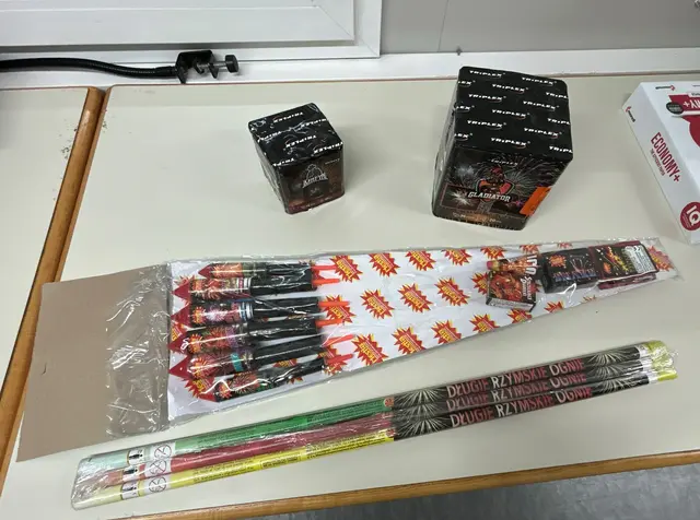 Im Zuge der Kontrolle in Kittsee wurden mangelhafte Pyrotechnik sichergestellt. | Foto: LPD-Bgld