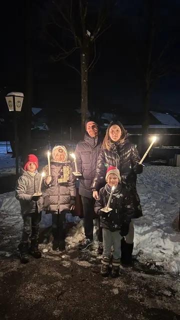 Für Familien war diese Fackelwanderung ein Genuss. | Foto: Albrecher