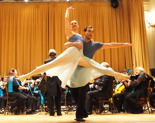 Der erste tänzerische Beitrag eines Tanzpaares von der Vereinigung des Wiener Staatsopernballetts,
- Diana ZINCHENKO,
- Mihail SOSNOVSCHI,