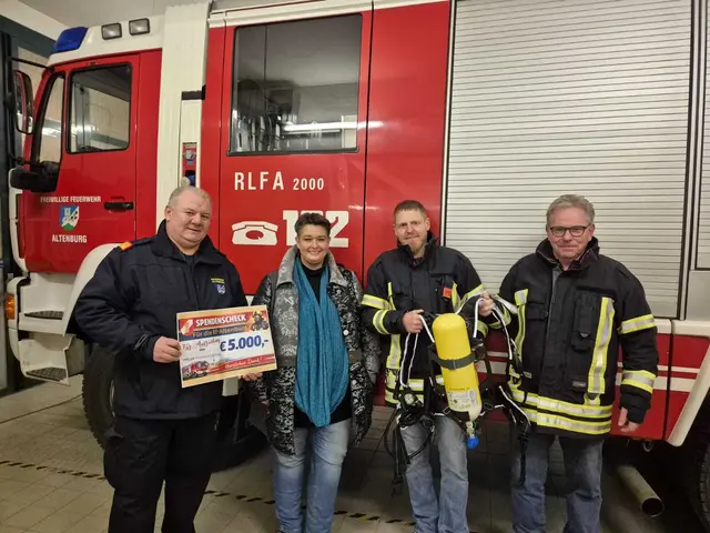 In Altenburg gab es kurz vor Weihnachten eine freudige Überraschung. | Foto: FF Altenburg