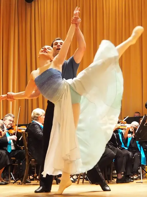 Der erste tänzerische Beitrag eines Tanzpaares von der Vereinigung des Wiener Staatsopernballetts,
- Diana ZINCHENKO,
- Mihail SOSNOVSCHI,