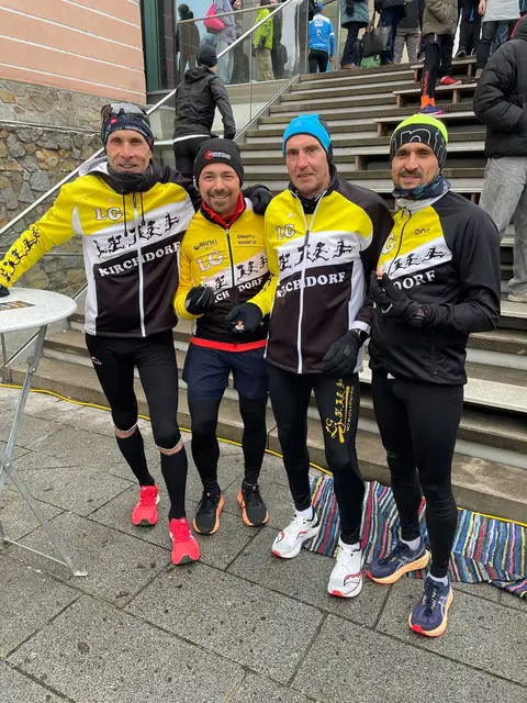 Hermann Grall, Thomas Pöllhuber, Willi Bernecker und Roland Bachmair (v.li.). | Foto: LG Kirchdorf