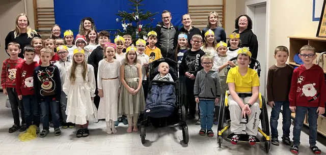 Stefan und seine Familie zu Gast in der Volksschule Kaltenberg. | Foto: VS Kaltenberg