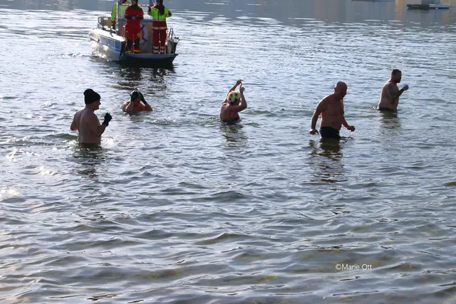 Neujahrsschwimmen, Velden