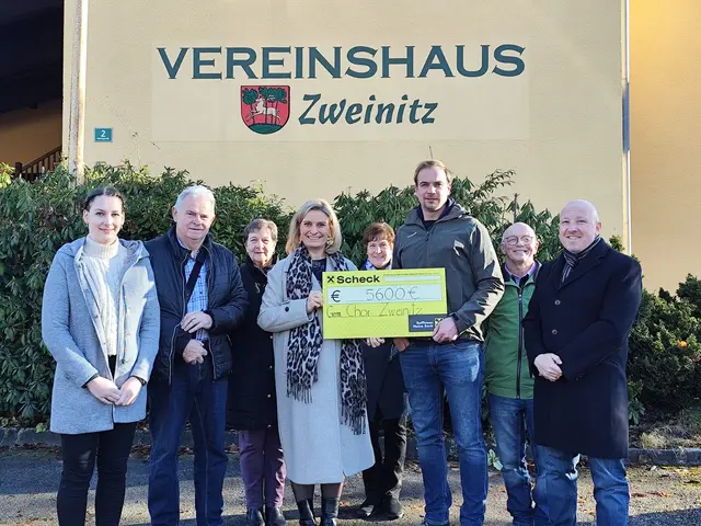 Eine stolze Summe kam zusammen. | Foto: Privat