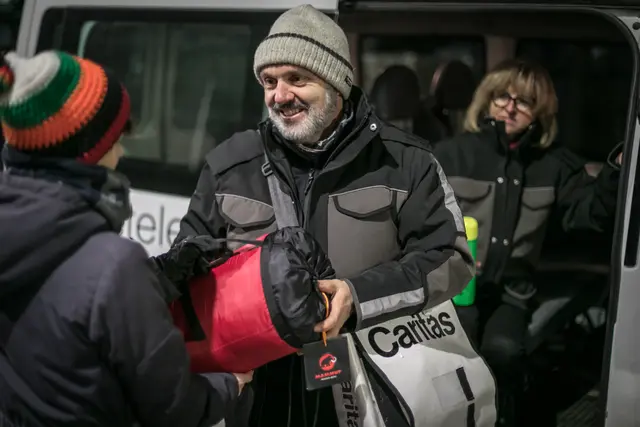 Das Team des Kältetelefons hilft Menschen in größter Not. | Foto: Caritas/Tim Ertl