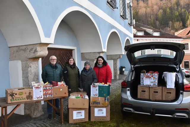 Wolfgang Schachner, Cornelia Kreusel, Irene Riegler-Oberforster, Anita Buchberger (v. li). | Foto: Pfarre Ennstal