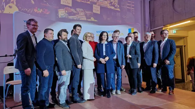 Mit den Bürgermeister der umliegenden Ortschaften