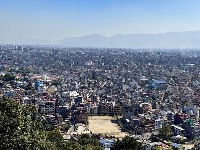 Tolle Aussicht auf Kathmandu. | Foto: Astrid Wieser