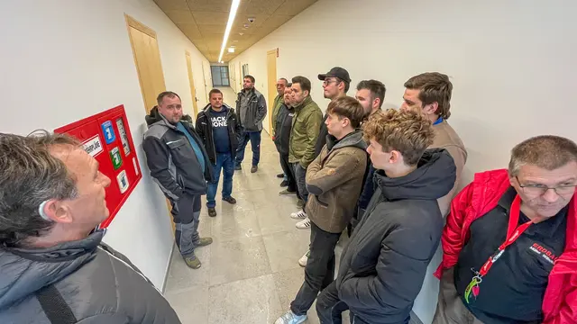 Der Besuch bei der Stadtfeuerwehr Oberwart wurde zum kameradschaftlichen Treffen.