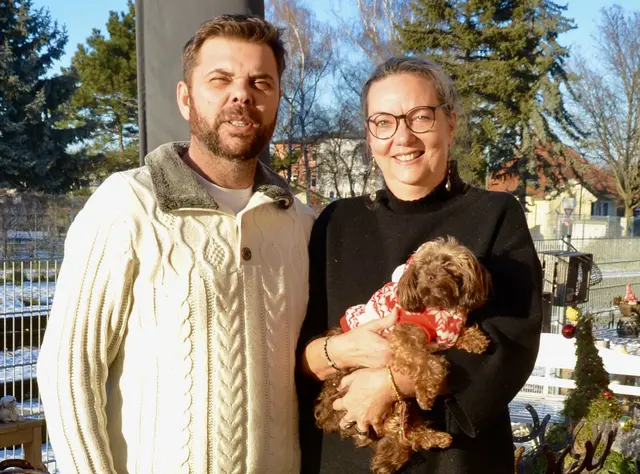 Betreiber vom Café Vintage in Bad Erlach Mario Schatzer und Freundin Anita Riegler engagieren sich sehr für den lokalen Tierschutz. | Foto: Elisabeth Peinsipp