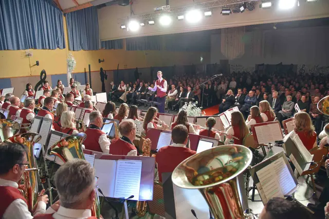 Unter der Leitung von Stefan Stering wurde aufgespielt. | Foto: MV Ligist-Krottendorf