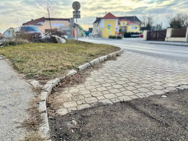 Die Parklücke in der Originalgröße.- ein paar Tage später eingefangen. | Foto: Markus Kahrer
