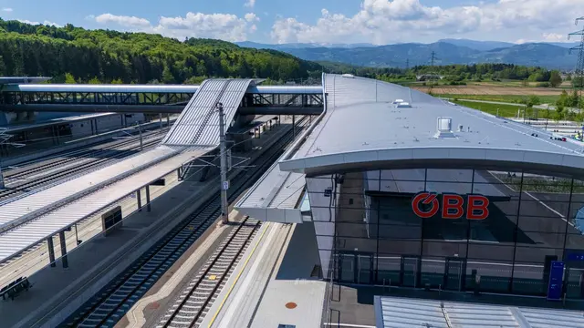 Am 14. Dezember ging die Koralmbahn und damit auch der Bahnhof Weststeiermark in Betrieb.  | Foto: ÖBB/Zenz