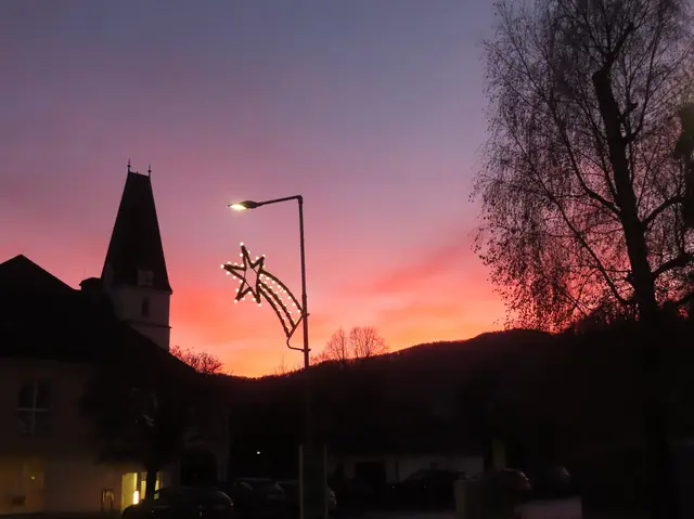 Ein wunderbares Abendrot bei Gresten | Foto: Rudolf Kößl
