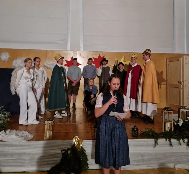 In der LFS Althofen wurde traditionell vor Beginn der Ferien das Krippenspiel aufgeführt. | Foto: LFS Althofen 