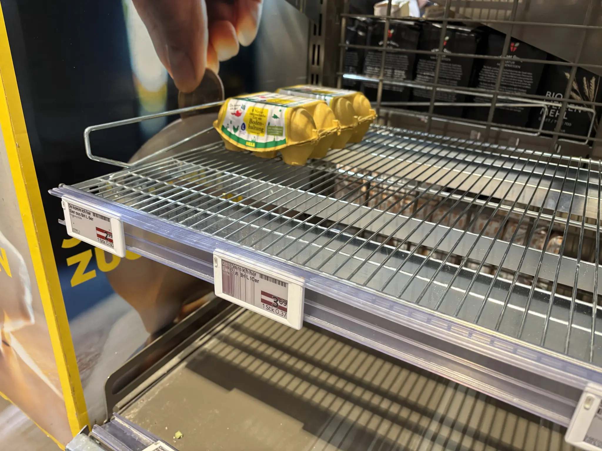 Empty shelves: Bird flu abroad causes egg shortage in Austria