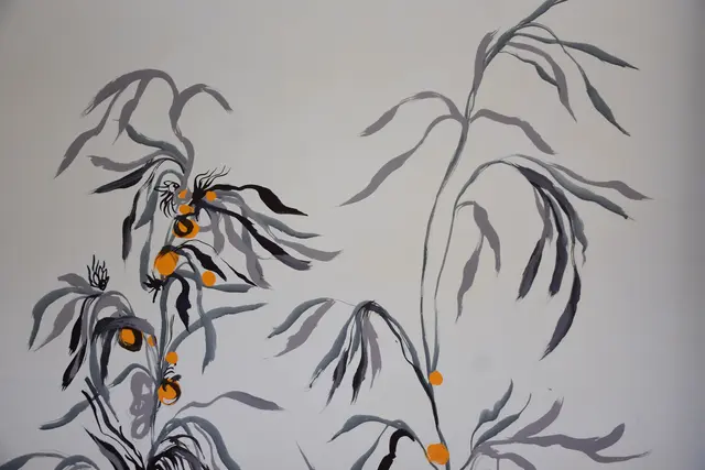 Sarah Maria Saminger bemalt Wände. | Foto: Zinterhof