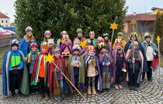 Strahlende Gesichter bei den Sternsingerkindern in Kirchdorf am Inn. | Foto: Gemeinde Kirchdorf
