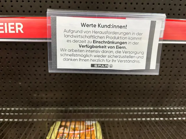 Auch bei Spar ein ähnliches Bild. Die Rede ist von "Herausforderungen in der landwirtschaftlichen Produktion". | Foto: Luca Arztmann/MeinBezirk