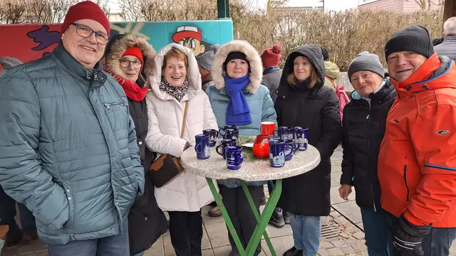 Trotz kalter Temperaturen herrschte beste Stimmung. | Foto: SPÖ Engerwitzdorf