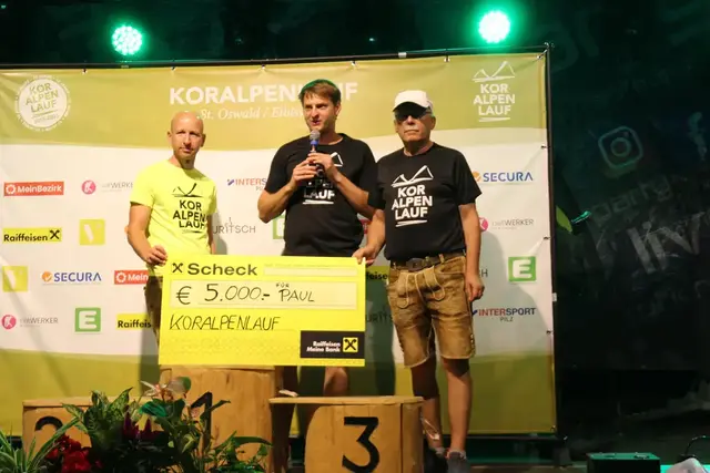 Über allem steht das Motto "Gemeinsam etwas bewegen". 2025 ging die Spende, nämlich 5 Euro aus dem Startgeld in den Erwachsenenbewerben zu insgesamt 5.000 Euro, an den 17-jährigen Paul Krischan, der nach einem Unfall mit dem Skateboard auf den Rollstuhl, auf Therapien und auf umfassende Hilfe angewiesen ist. | Foto: MeinBezirk/Korbe/Löschnig