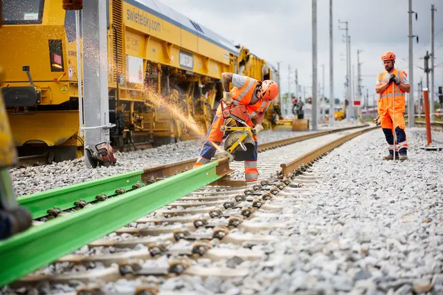 Am Bahnnetz wird auch 2026 weitergearbeitet. Unter anderem betroffen ist zum Jahresbeginn die S80. (Archiv) | Foto: ÖBB/Andreas Scheiblecker