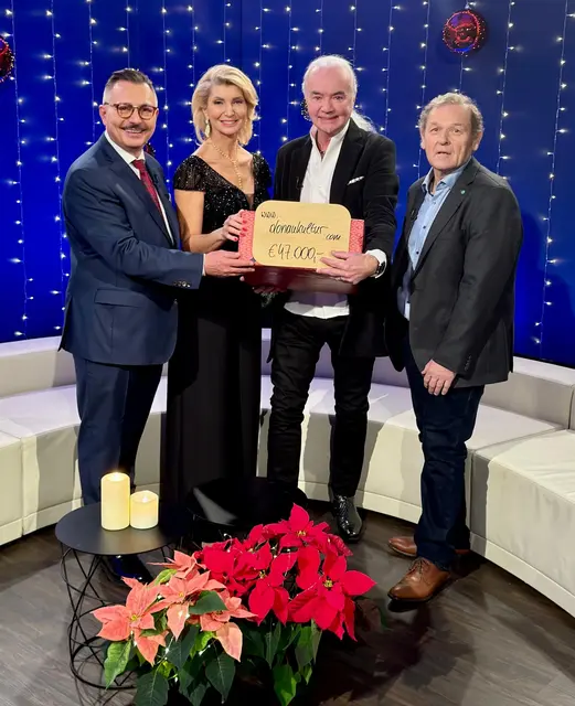 Karl Trahbüchler, Nadja Mader, Willi Dussmann, Wolfgang Baumgartner. | Foto: CR/ Donaukultur