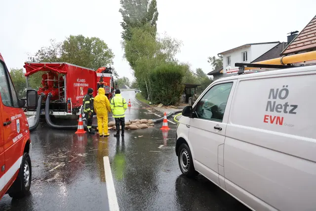 Das BFKDO Tulln im Einsatz. | Foto: F. Öllerer